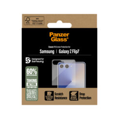 PanzerGlass ® Screen Protector Samsung Galaxy Z Flip7 | Classic Fit Doorzichtige schermbeschermer 1 stuk(s) - Afbeelding 4