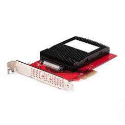 StarTech.com U.3 naar PCIe Adapter Kaart, PCIe 4.0 x4 Adapter voor 2.5" U.3 NVMe SSDs, SFF-TA-1001 PCI Express Uitbreidingskaart voor Desktops/Servers, TAA Compliant, OS Onafhankelijk - Afbeelding 7