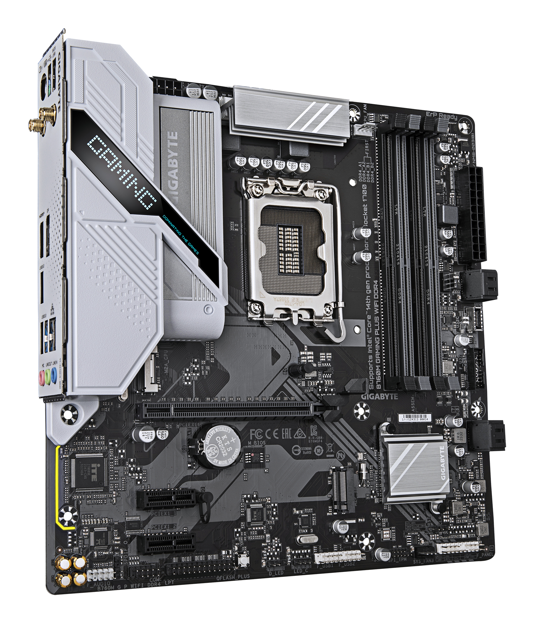 GIGABYTE B760M GAMING PLUS WIFI DDR4 Intel B760 LGA 1700 micro ATX - Afbeelding 4