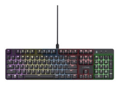Trust GXT 871 Zora Gaming Toetsenbord - Mechanisch toetsenbord – QWERTY US-indeling – RGB-verlichting – Zwart - Afbeelding 5