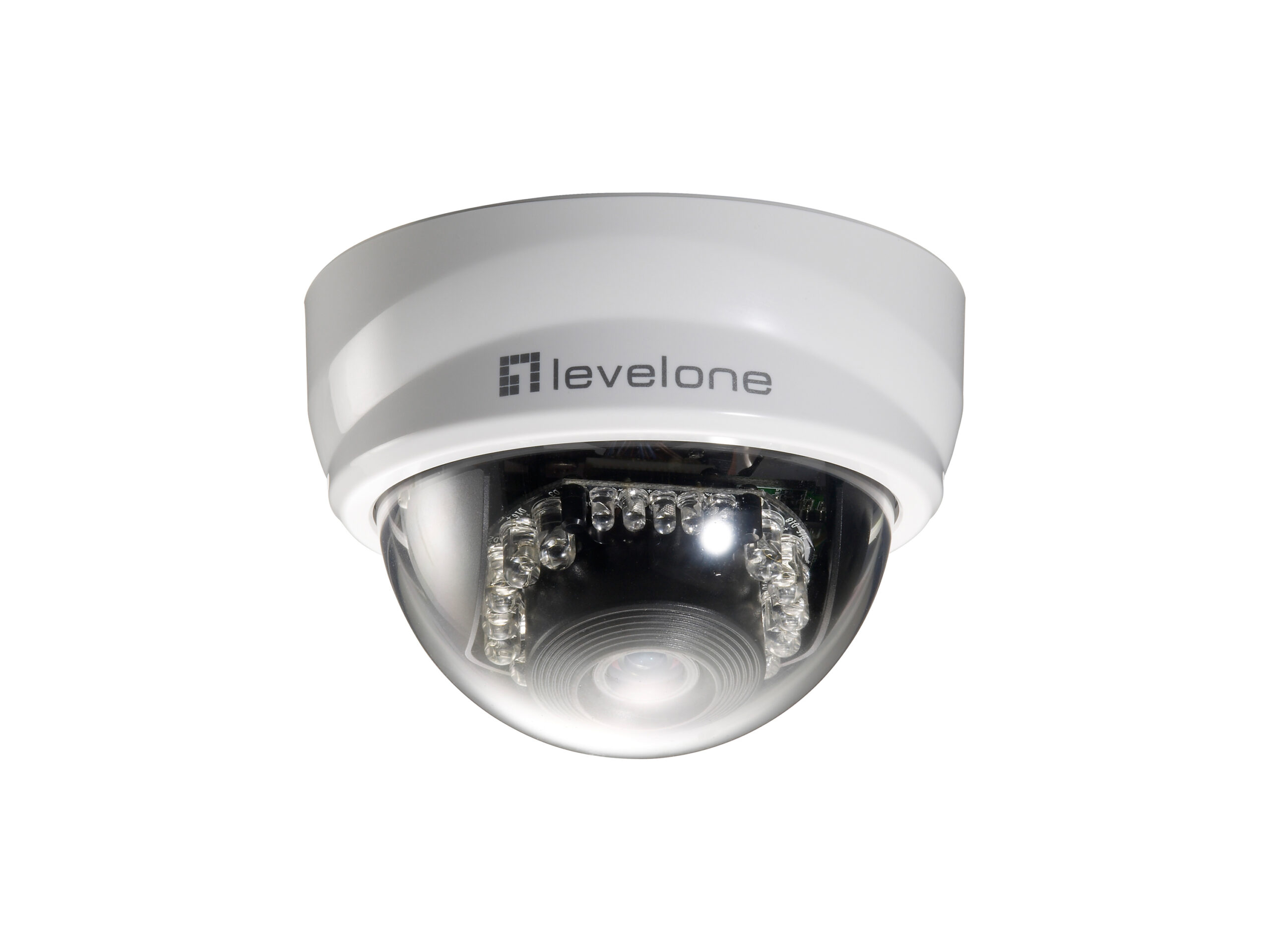LevelOne FCS-3101 bewakingscamera Dome IP-beveiligingscamera Binnen & buiten 1920 x 1080 Pixels Plafond/bureau