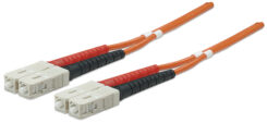 Intellinet 470018 InfiniBand en Glasvezelkabel 2 m SC Oranje
