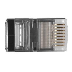 ACT RJ45 (8P/8C) CAT6 afgeschermde modulaire connector voor ronde kabel met massieve of soepele aders - Afbeelding 4