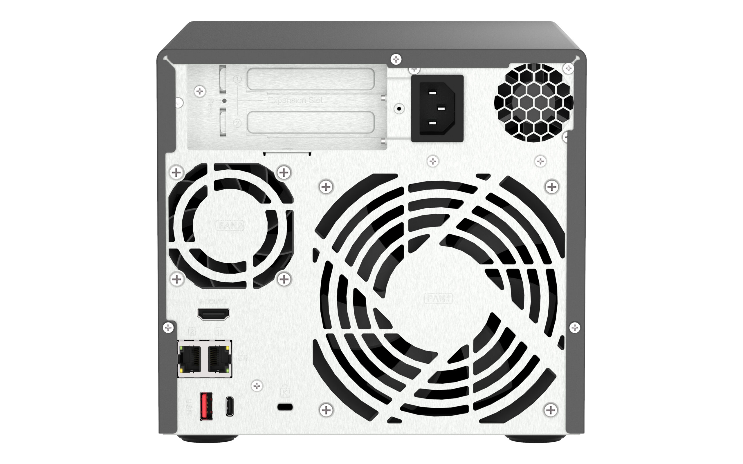 QNAP TVS-H474 NAS Tower Intel® Pentium® G7400 8 GB DDR4 0 TB QuTS hero Zwart - Afbeelding 3