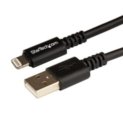 StarTech.com 3 m lange zwarte Apple 8-polige Lightning-connector naar USB-kabel voor iPhone / iPod / iPad - Afbeelding 2