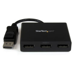 StarTech.com 3-Port DisplayPort 1.2 Splitter, DisplayPort naar 3x DP Multi-Monitor Adapter, Dual 4K 30Hz en 1080p 60Hz Computer MST Hub - Enkel Windows - Afbeelding 2