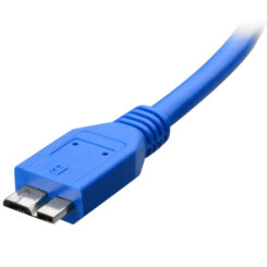 Techly 2.0m USB 3.0 A-Micro B M/M USB-kabel USB 3.2 Gen 1 (3.1 Gen 1) 2 m USB A Micro-USB B 5 Gbit/s Blauw - Afbeelding 6