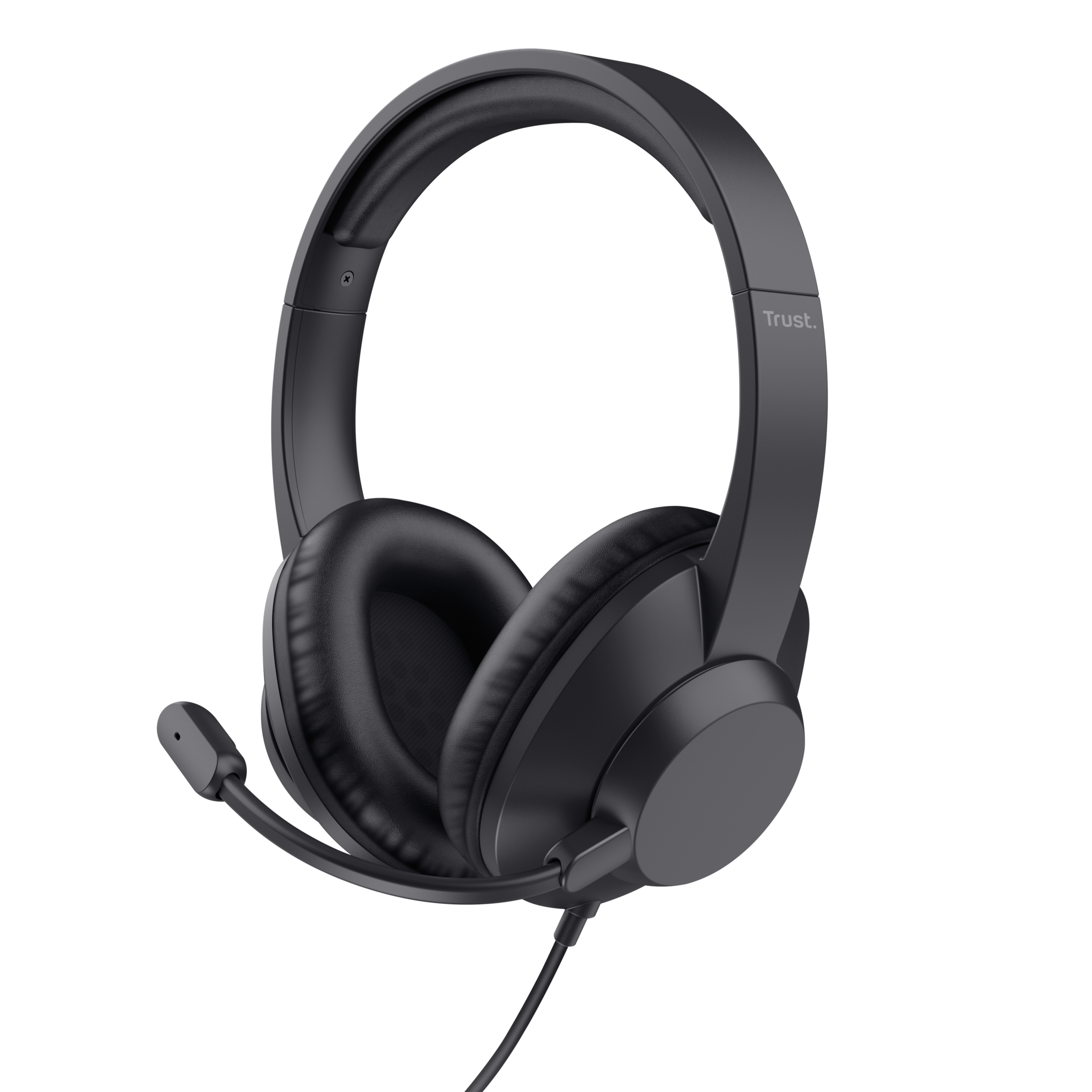Trust Ayda Max Headset - Over-ear headset – Opklapbare microfoon – 3,5 mm aansluiting – Zwart - Afbeelding 2