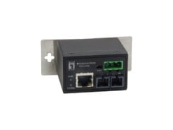 LevelOne IEC-4002 netwerk media converter 100 Mbit/s Multimode Zwart