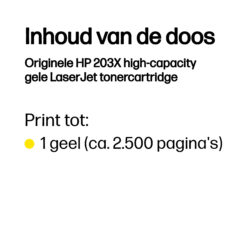 HP LaserJet Originele 203X high-capacity gele tonercartridge - Afbeelding 4