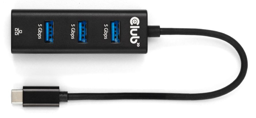 CLUB3D CSV-1549 interface hub USB Type-C 5000 Mbit/s Zwart - Afbeelding 2