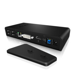 ICY BOX IB-DK2241AC Bedraad USB 3.2 Gen 1 (3.1 Gen 1) Type-A Zwart - Afbeelding 4