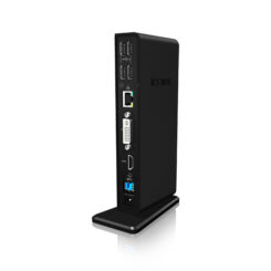ICY BOX IB-DK2241AC Bedraad USB 3.2 Gen 1 (3.1 Gen 1) Type-A Zwart - Afbeelding 5