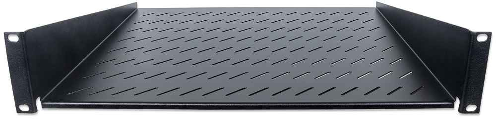 Intellinet 19" cantilever plank, 2U, 2-punts frontmontage, diepte 400 mm, geventileerd, max. 25 kg, zwart, 3 jaar garantie - Afbeelding 5