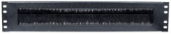 Intellinet 19" kabelinvoer-paneel, 2U, met borstelinzet, zwart - Afbeelding 4