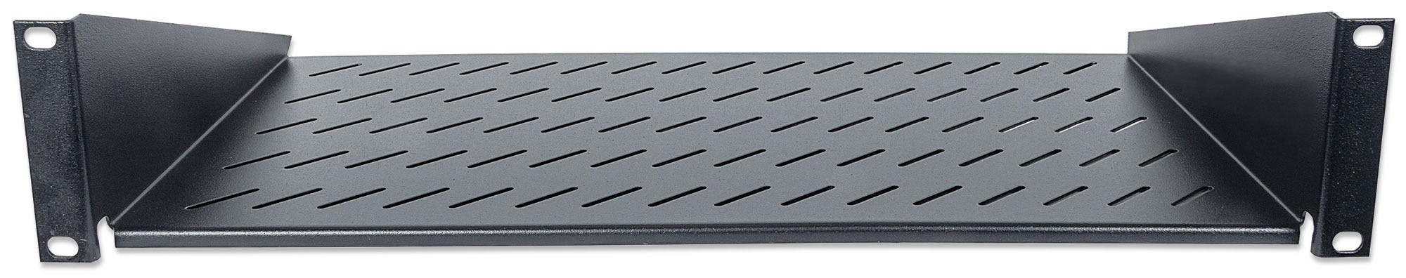 Intellinet 19" cantilever plank, 2U, 2-punts frontmontage, diepte 250 mm, max. 25 kg, zwart, 3 jaar garantie - Afbeelding 5