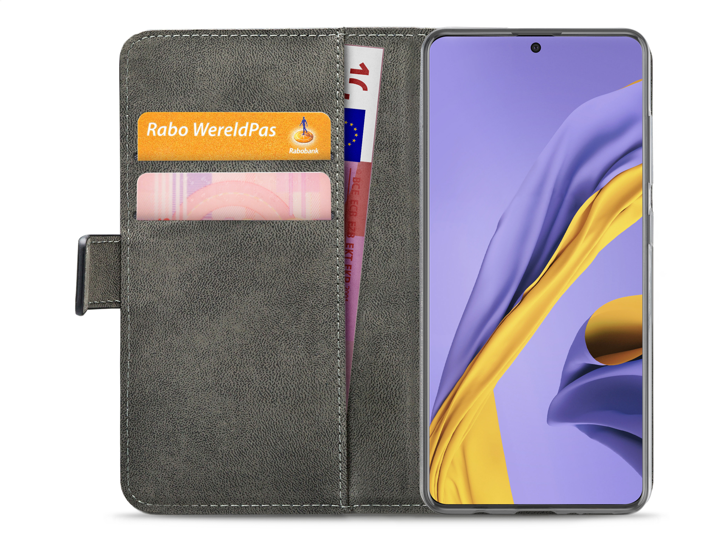 Mobilize Classic Gelly Wallet Book Case Samsung Galaxy A51 Black - Afbeelding 2