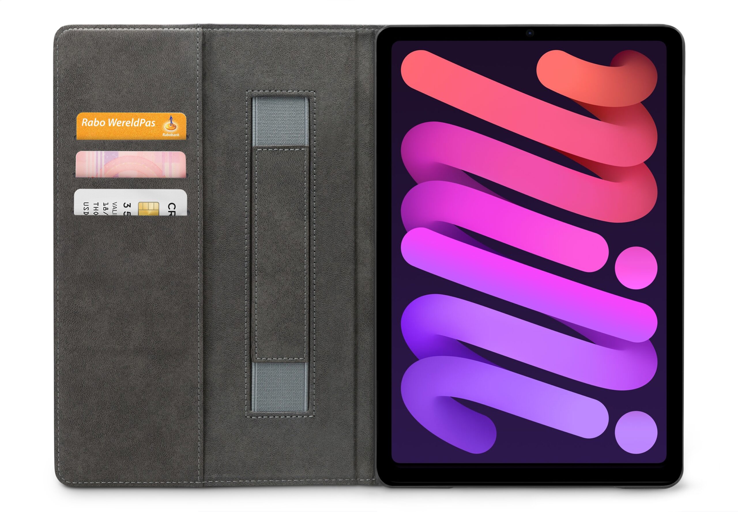Mobilize Premium Folio Case Apple iPad Mini 6 (2021)/Mini (2024) Black - Afbeelding 3