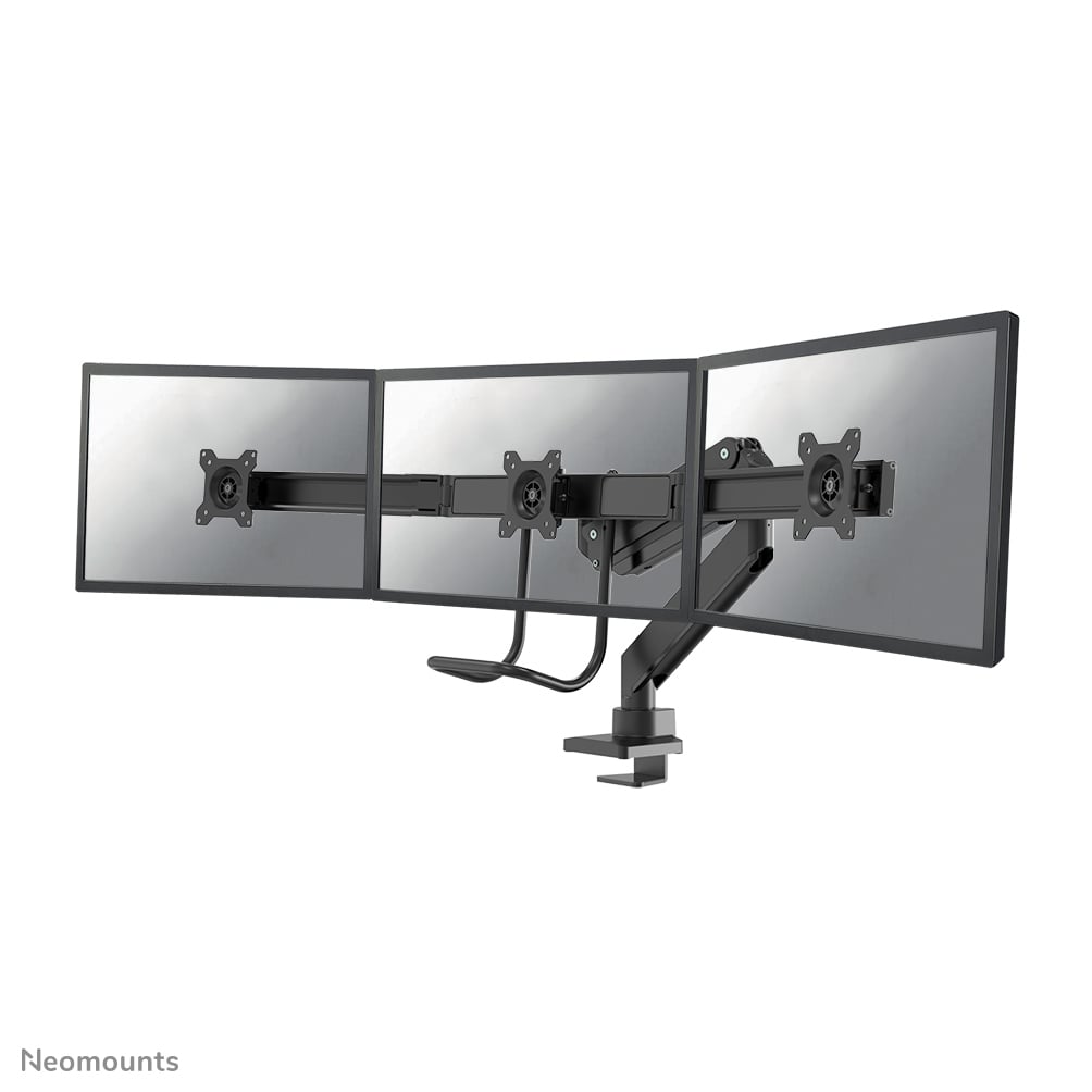 Neomounts NM-D775DX3BLACK Monitorarm 17-27" - gasveer - Topfix - 180°-stop - Afbeelding 2