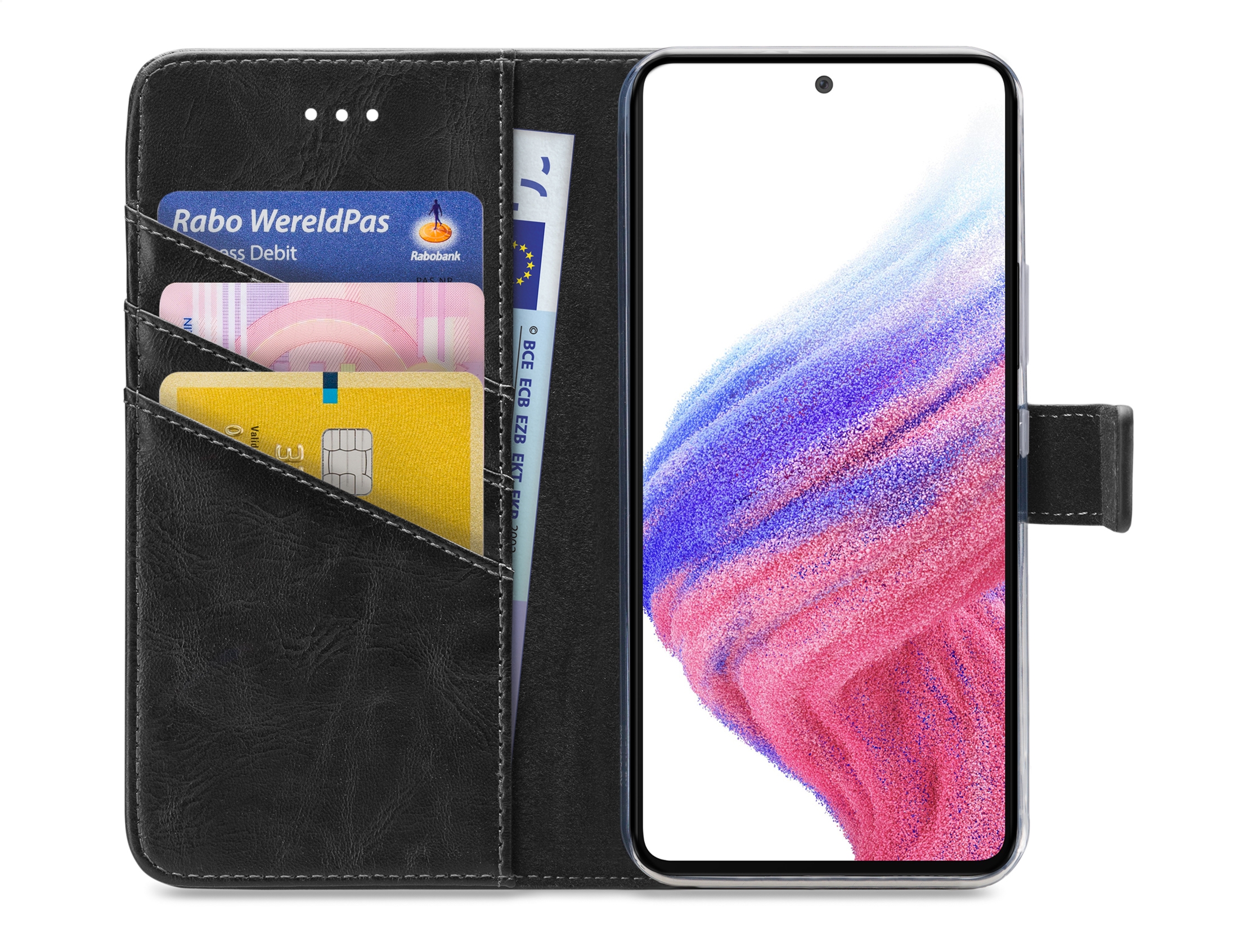 My Style Flex Wallet for Samsung Galaxy A53 5G Black - Afbeelding 2