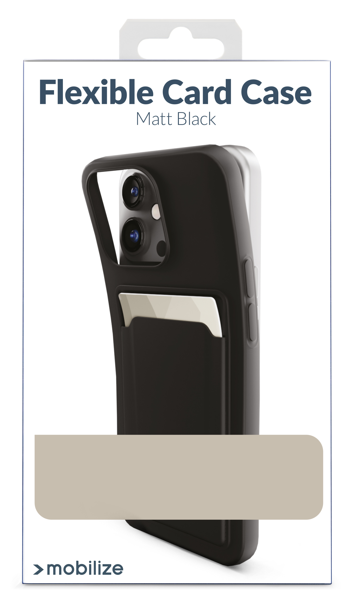 Mobilize Rubber Gelly Card Case Samsung Galaxy A52/A52 5G/A52s 5G Matt Black - Afbeelding 5