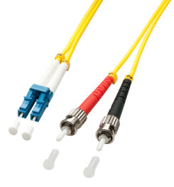 Lindy 3m LC/ST InfiniBand en Glasvezelkabel Geel - Afbeelding 2
