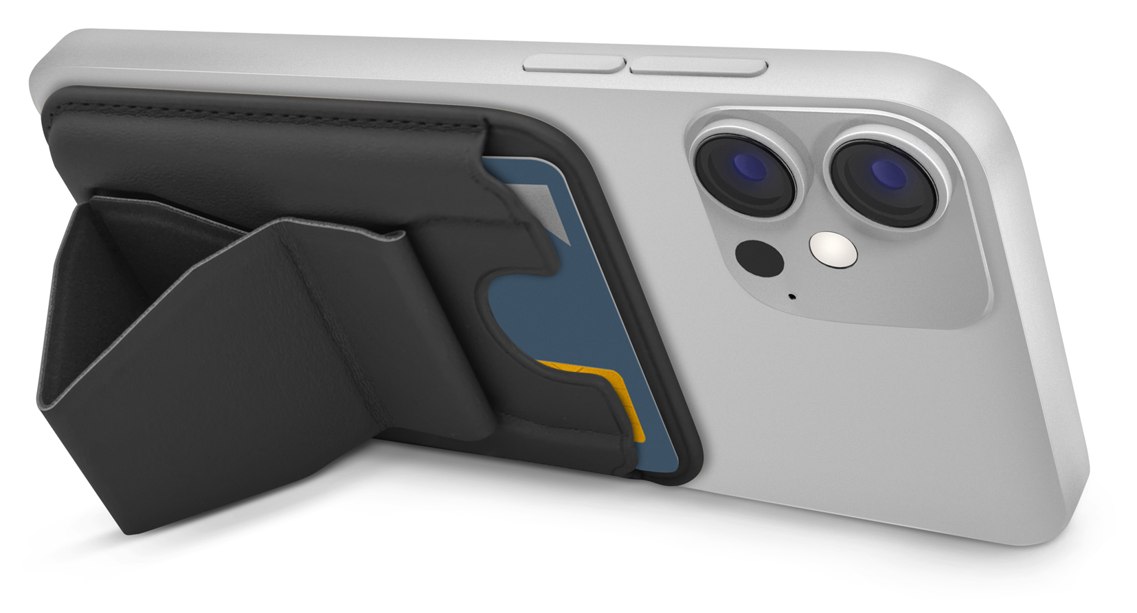Mobilize Magsafe Compatible Magnet Card Holder Black - Afbeelding 2