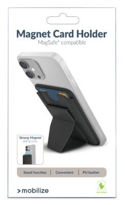 Mobilize Magsafe Compatible Magnet Card Holder Black - Afbeelding 5