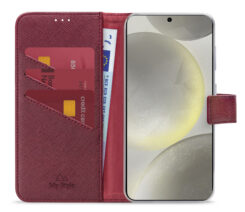 My Style Flex Wallet for Samsung Galaxy S24 5G/S25 5G Bordeaux - Afbeelding 2