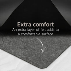 Mobilize PU Leather Desk Mat with Magnetic Wireless Charger 15W Black - Afbeelding 8