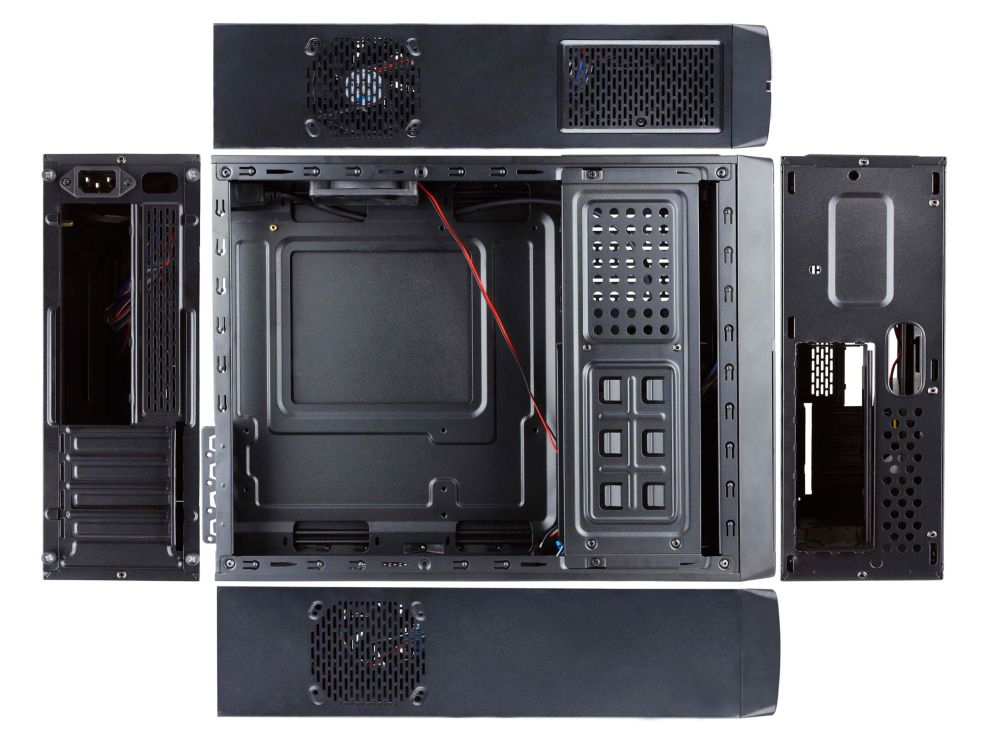 Chieftec UE-02B computerbehuizing Mini Tower Zwart 250 W - Afbeelding 5
