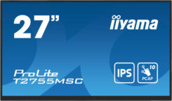iiyama ProLite T2755MSC-B1 computer monitor 68,6 cm (27") 1920 x 1080 Pixels Full HD LED Touchscreen Tafelblad Zwart - Afbeelding 3