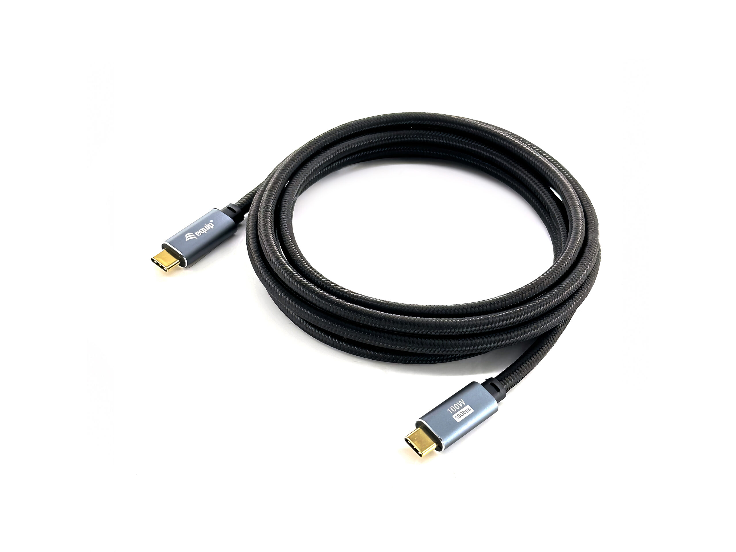 Equip 128357 USB 3.2 Gen 2 C naar C-kabel, M/M, 2,0 m, PD100W , 4K/60Hz, 10Gbps, Zwart - Afbeelding 2