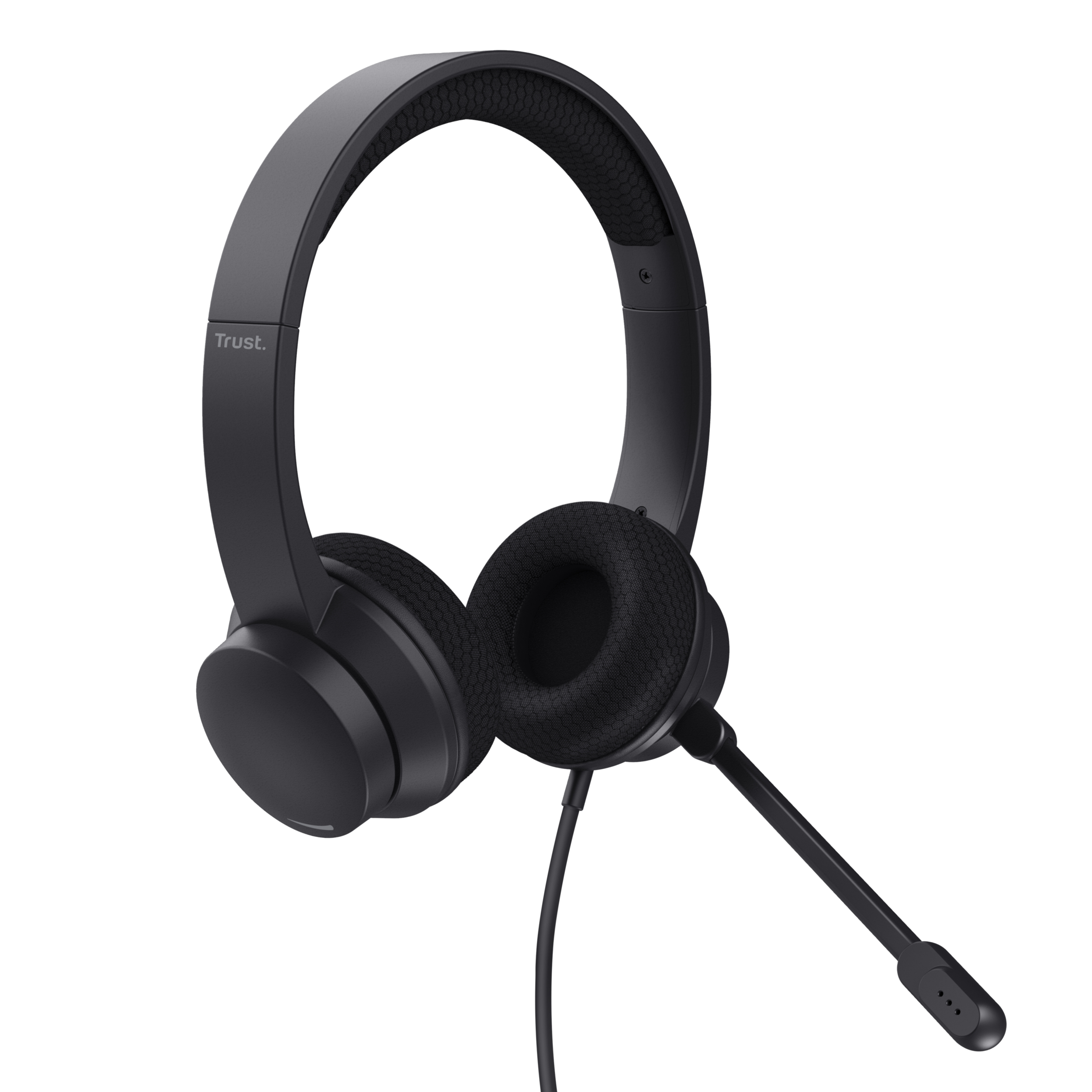 Trust HS-260 Headset - USB headset voor kantoor en calls – Lichtgewicht ontwerp – Verstelbare microfoon – business model - Zwart - Afbeelding 3