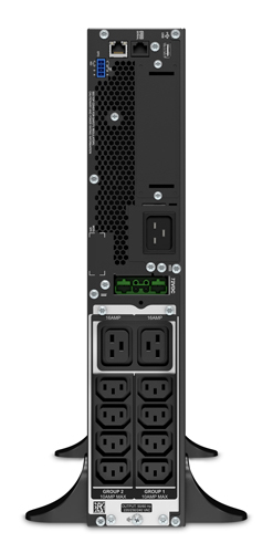 APC Smart-UPS On-Line SRT2200XLI Noodstroomvoeding - 2,2kW/VA, 8x C13 & 2x C19, tower - Afbeelding 3