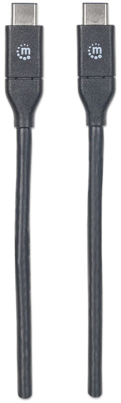 Manhattan 353526 USB-kabel USB 3.2 Gen 2 (3.1 Gen 2) 1 m USB C 10 Gbit/s Zwart - Afbeelding 5