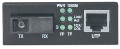 Intellinet 545068 netwerk media converter 1000 Mbit/s Single-mode Zwart - Afbeelding 4