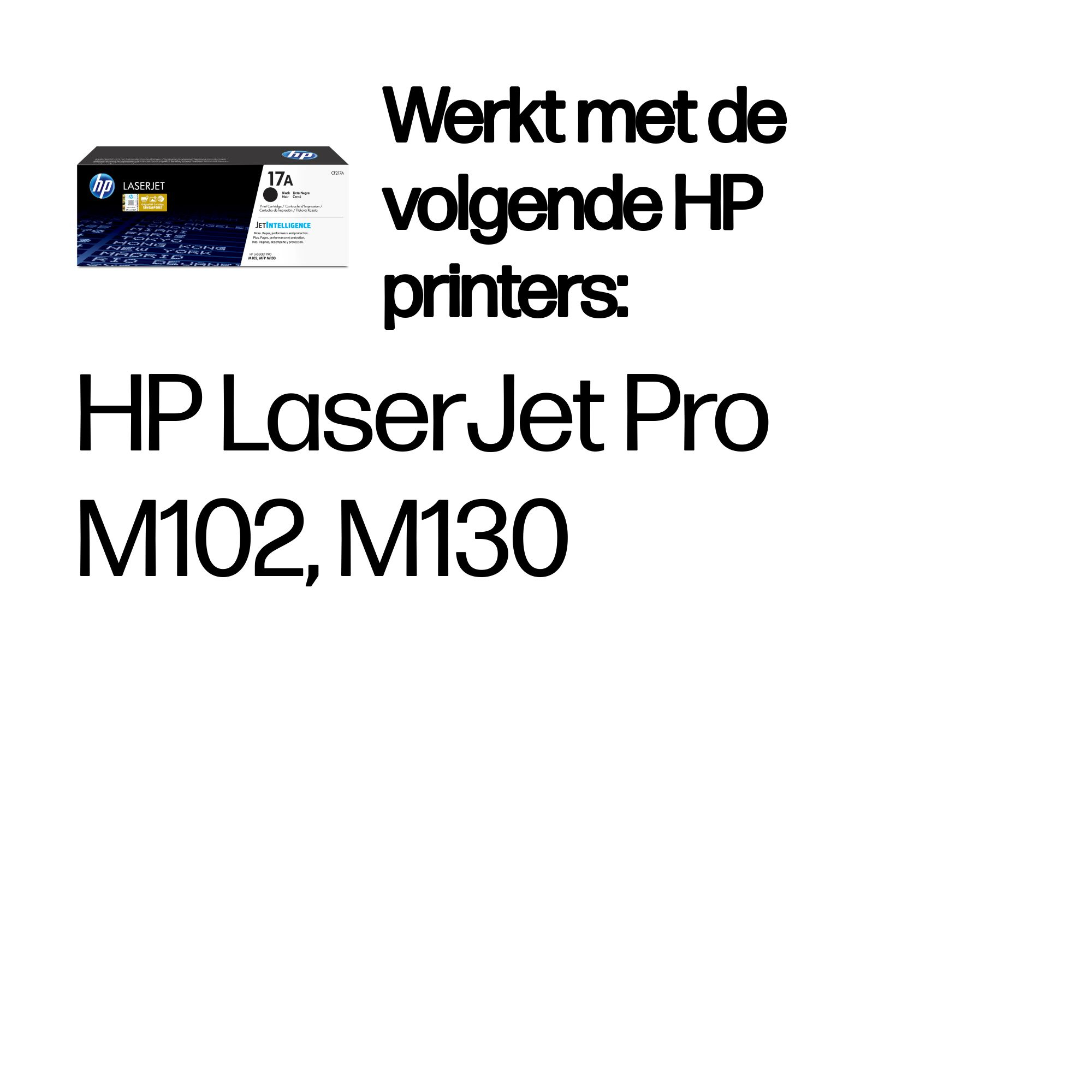 HP 17A originele zwarte LaserJet tonercartridge - Afbeelding 3