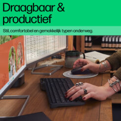 HP 475 DUAL-MODE WL KBD toetsenbord Universeel Bluetooth Zwart - Afbeelding 15
