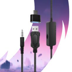 Oniverse Nebula Headset Bedraad Hoofdband Gamen USB Type-A Camouflage - Afbeelding 12