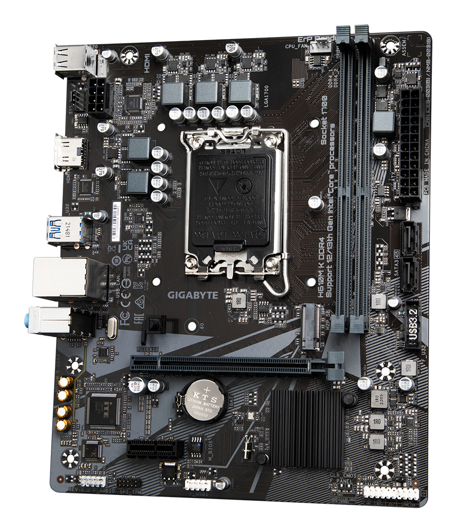 GIGABYTE H610M K DDR4 moederbord Intel H610 Express LGA 1700 micro ATX - Afbeelding 5