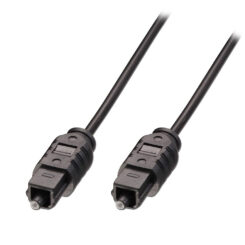Lindy 35210 audio kabel 0,5 m Toslink Zwart