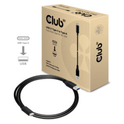 CLUB3D USB 3.1 Type-C naarType-A Cable 10Gbps PD 60W M/M 1m/3.28ft - Afbeelding 5