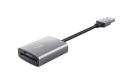 Trust Dalyx Snelle USB‑kaartlezer – geheugenkaartlezer – USB 3.2‑kaartlezer – Aluminium behuizing – Zilver - Afbeelding 3
