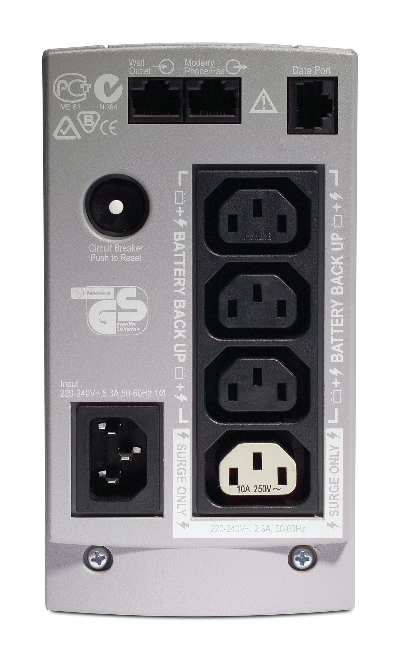 APC Back-UPS BK500EI - 500VA, 4x C13 uitgang, USB - Afbeelding 4
