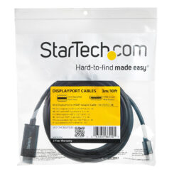 StarTech.com Mini DisplayPort naar HDMI adapterkabel 3 m 4K 30Hz - Afbeelding 6