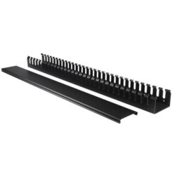 StarTech.com 2-Pack 20U Verticale Kabelmanager met Open Sleuven, 40U Rackmonteerbare Kabelorganizer, 2x 91cm Kabelgeleiders - Afbeelding 4