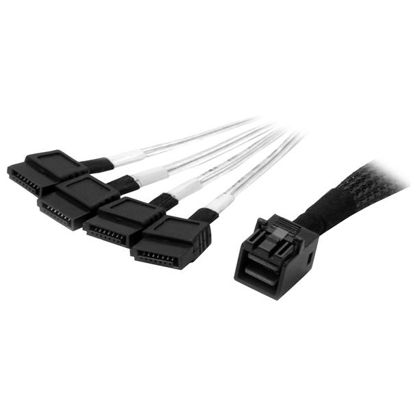 StarTech.com Interne Mini-SAS naar SATA kabe l- SFF-8643 naar 4x SATA 1 m - Afbeelding 2