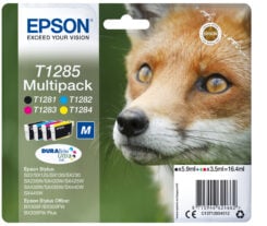 Epson Fox T1285 Vos DURABrite Ultra multipack vierkleureninkt - Afbeelding 2