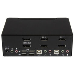 StarTech.com 2 poorts DisplayPort dual-monitor KVM switch 4K 60Hz - Afbeelding 4